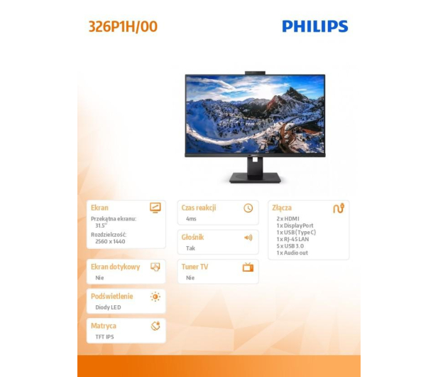 Philips 326P1H/00 - 612584 - zdjęcie 7